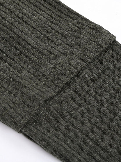 Women's Black Nowi Women Ribbed Pullover