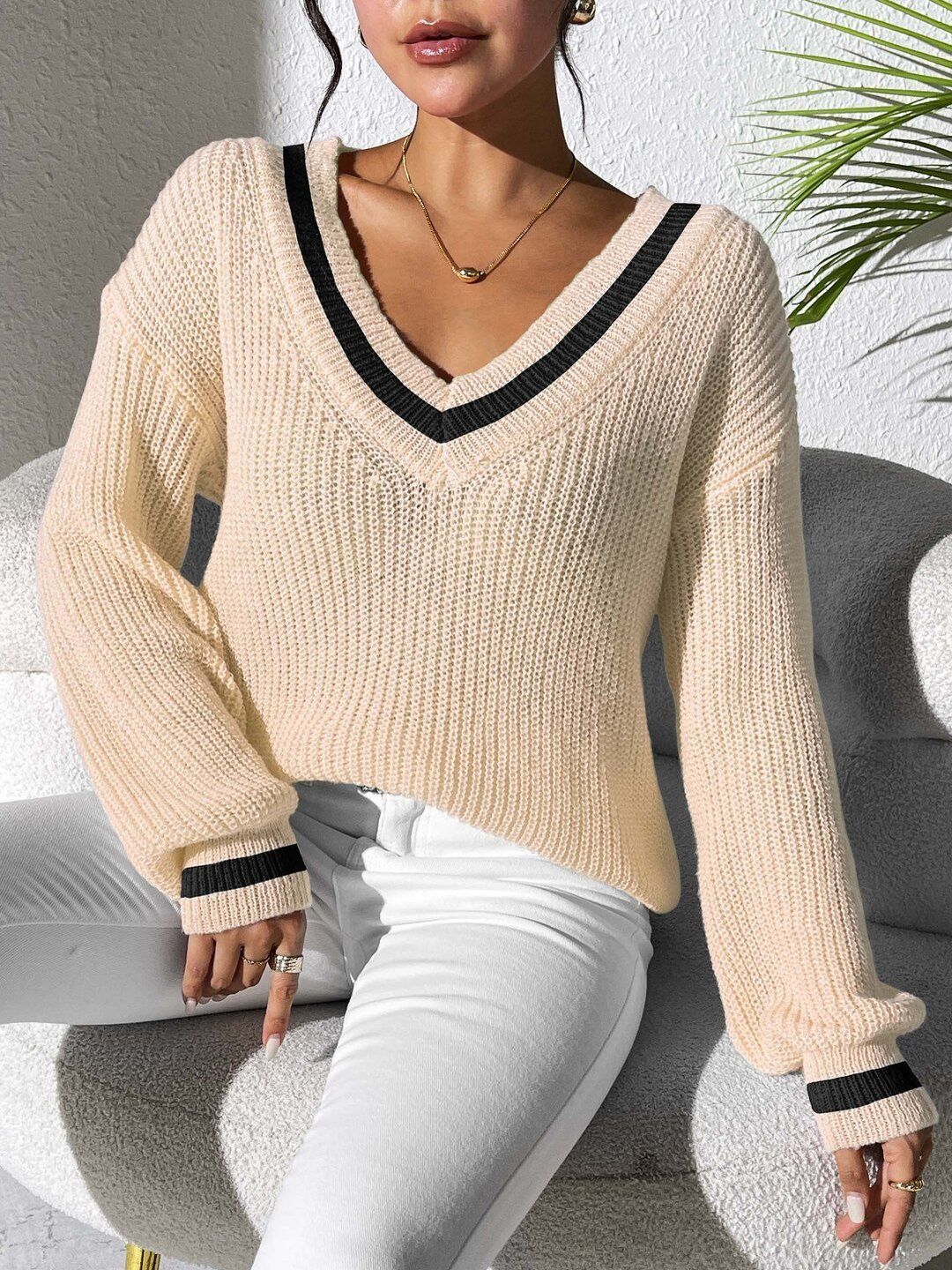 Women Colourblocked Pullover
