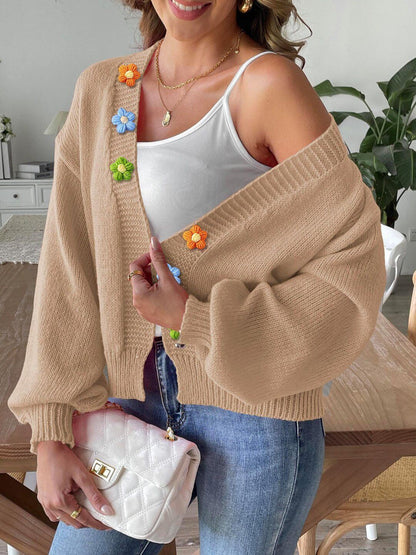 Women Cardigan with Embellished Detail