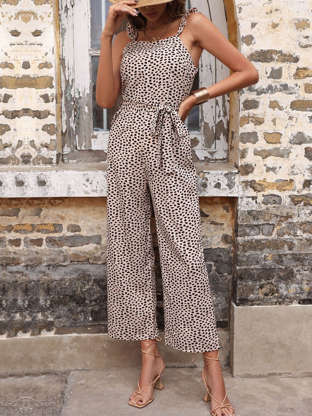 Printed Basic Jumpsuit