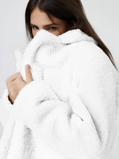 NOWI Women Woollen Open Front Jacket
