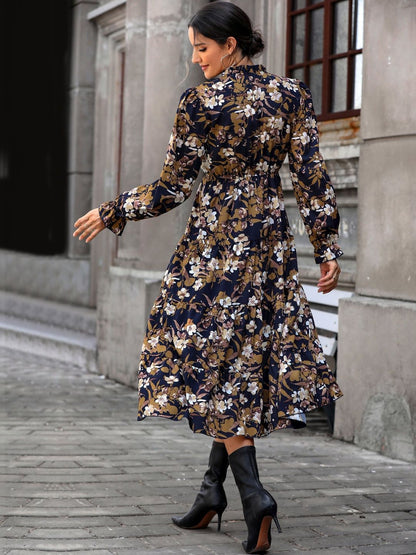 Women's Nowi Floral Print A-Line Midi Dress