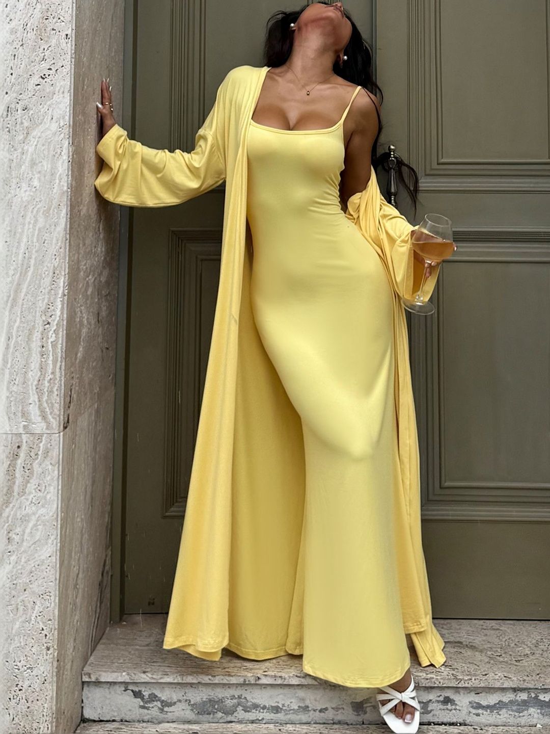 NOWI Maxi-Length Sheath Dresses