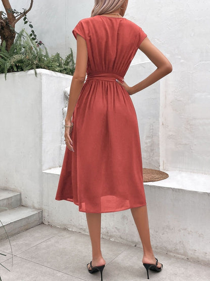 A-Line Midi Dress