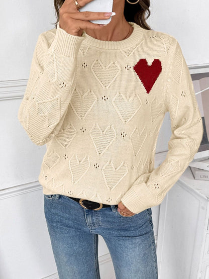 Women's Beige Nowi Women Geometric Self Design Acrylic
