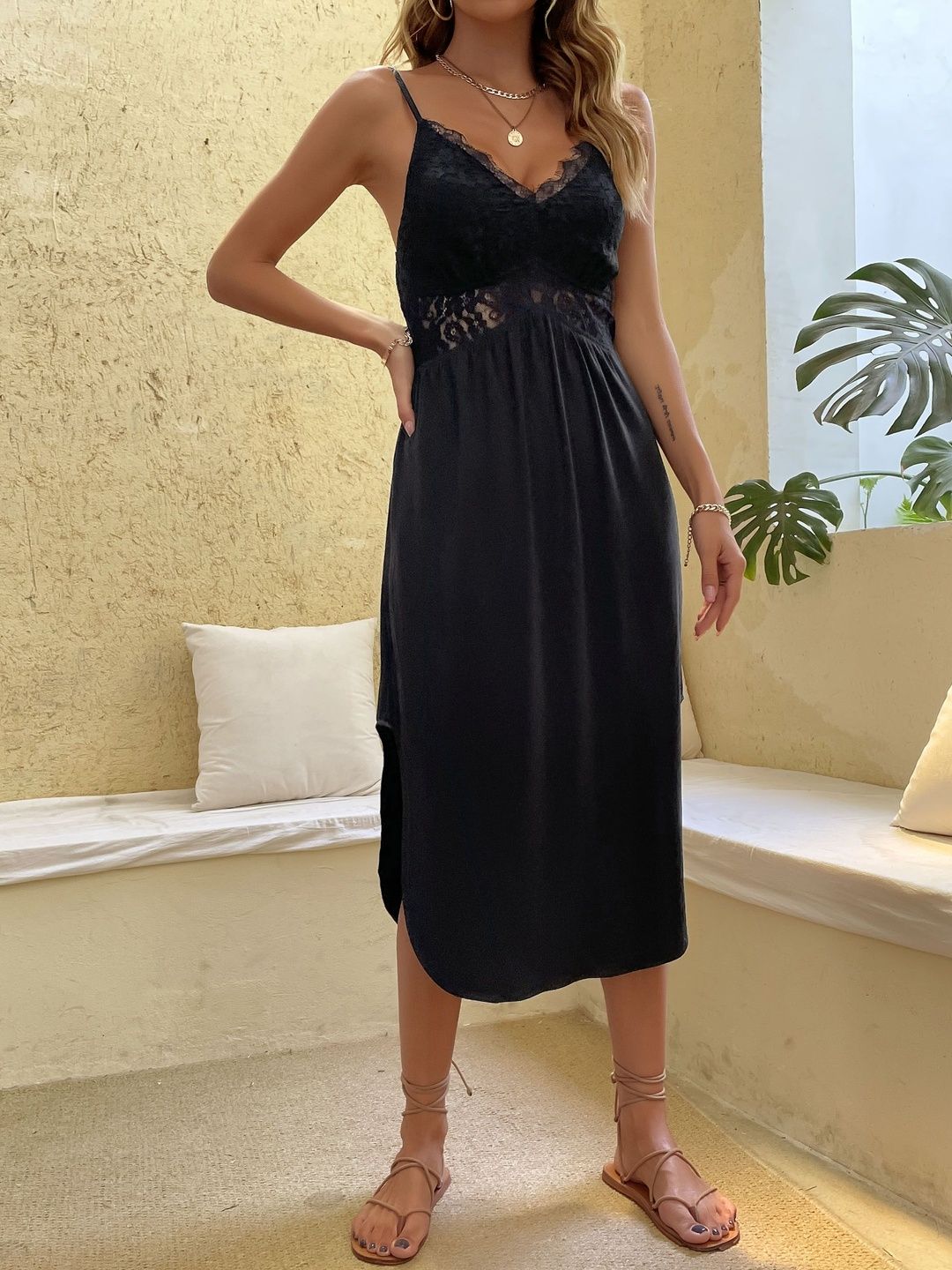 Fit & Flare Midi Dress