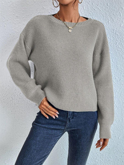 Women Ribbed Pullover