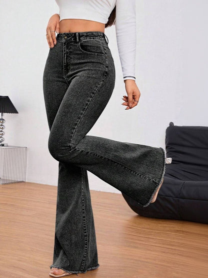 Women Bootcut High-Rise Light Fade Stretchable Jeans