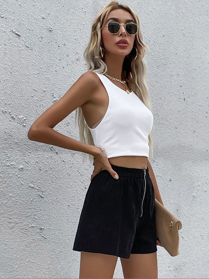 Women High-Rise Fashion Shorts