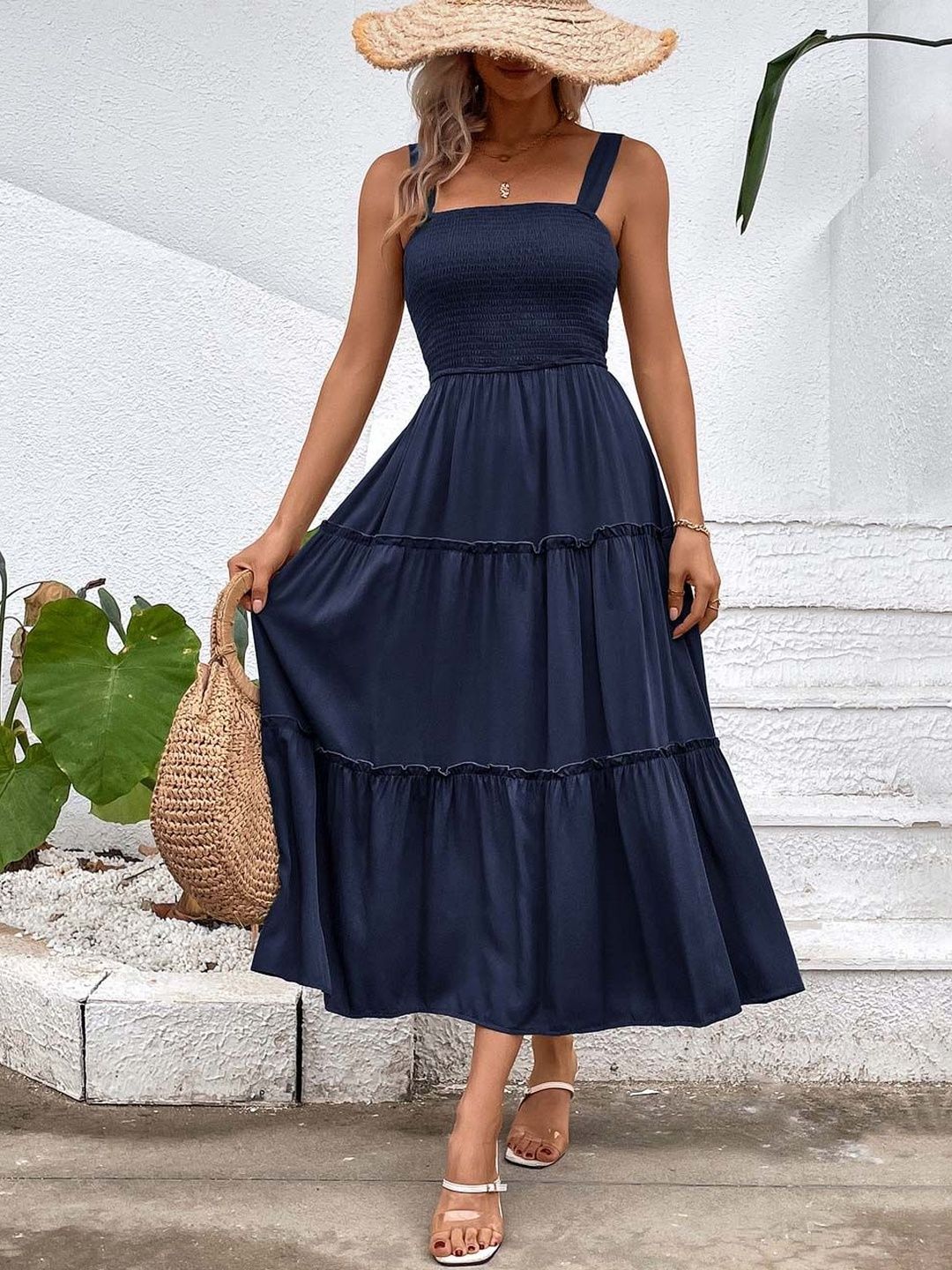 NOWI A-Line Midi Dress