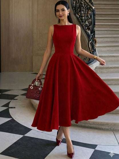 Fit & Flare Midi Dress