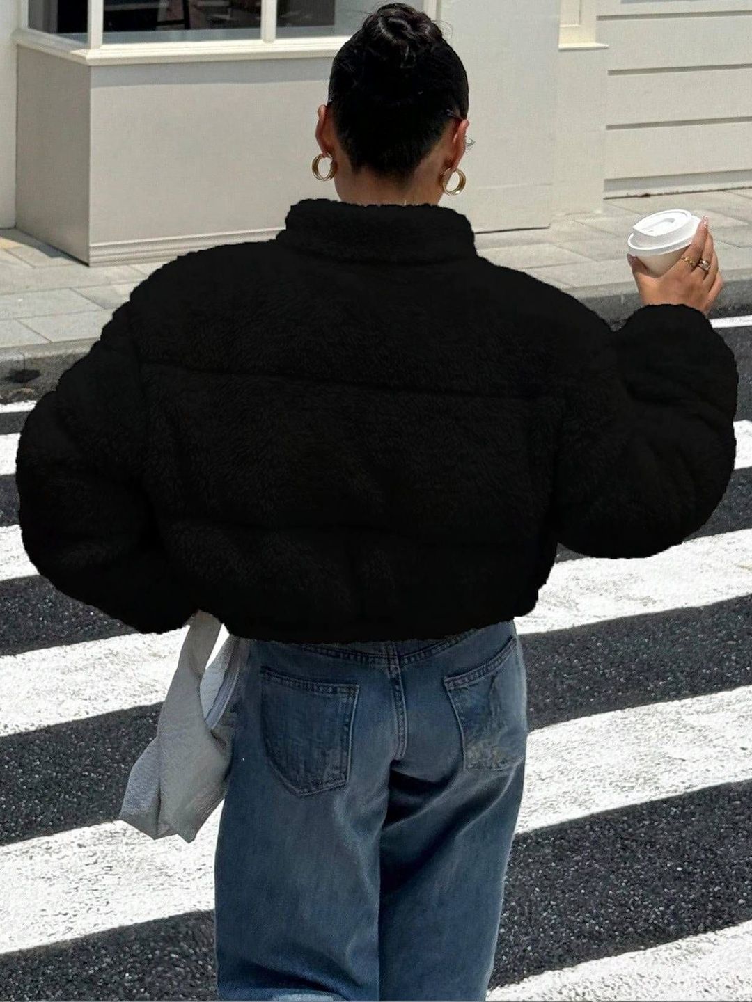 NOWI Women Woollen Lightweight Puffer Jacket