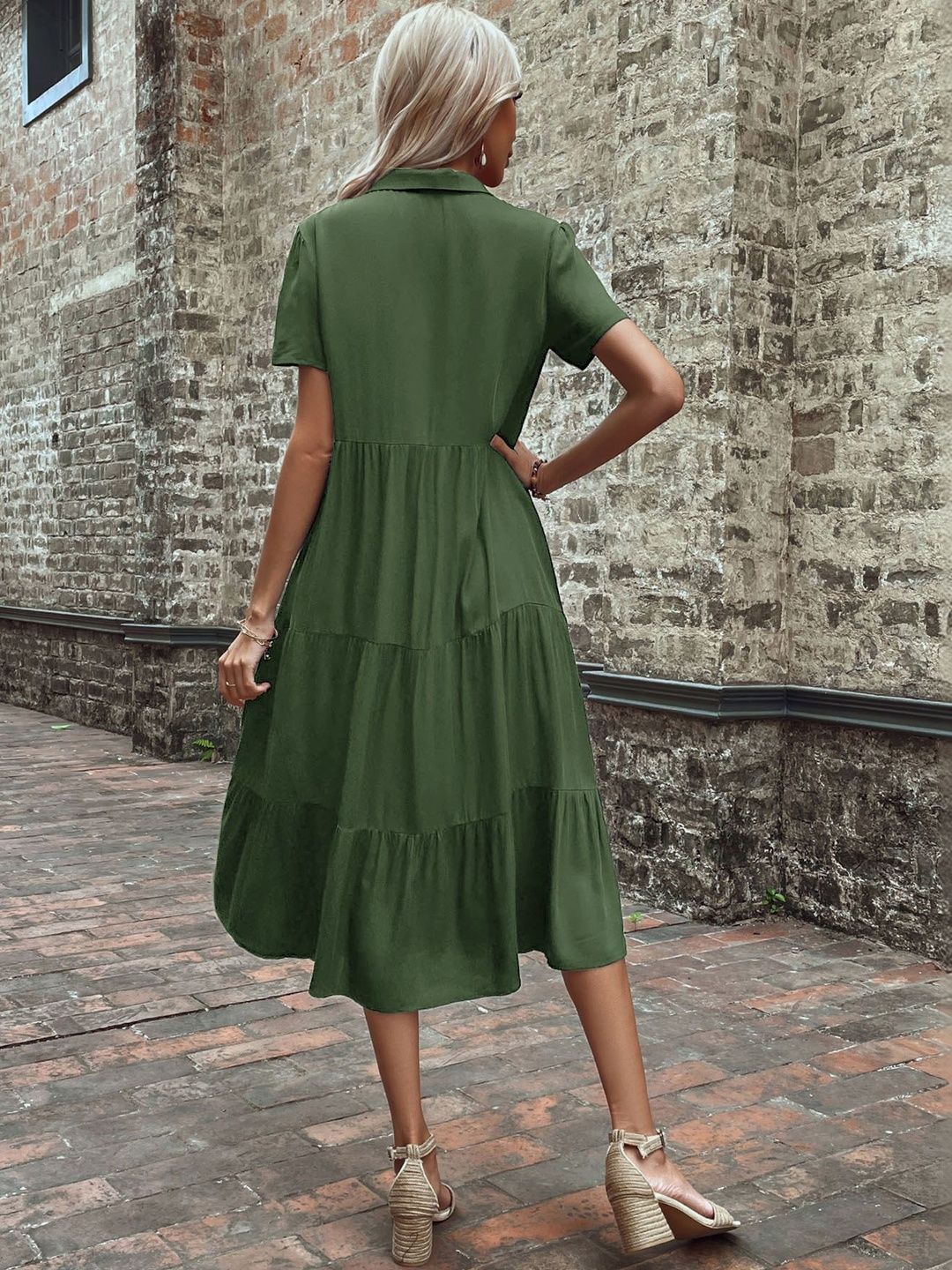 Shirt Midi Dress