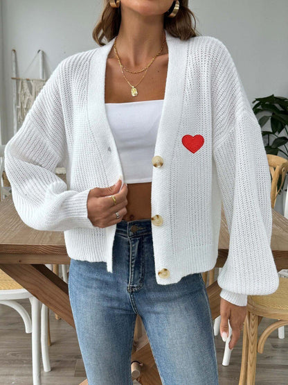 Women Cardigan with Embroidered Detail