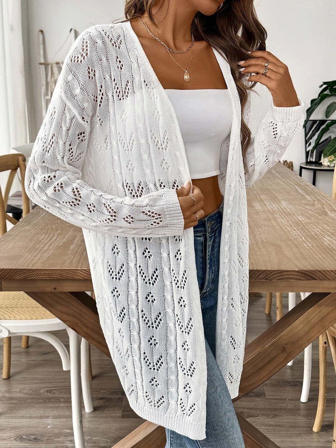 Women Longline Shrug