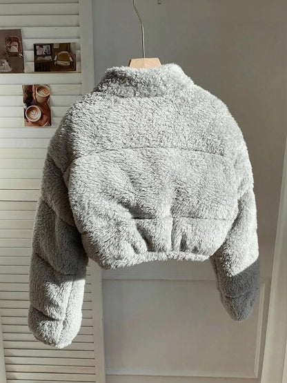 NOWI Women Crop Puffer Jacket