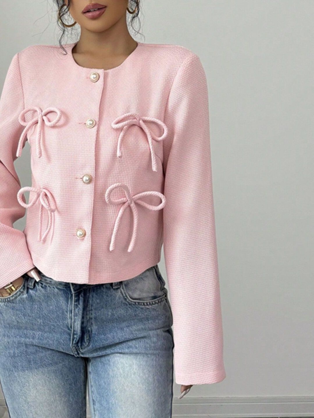 Women Open Front Jacket