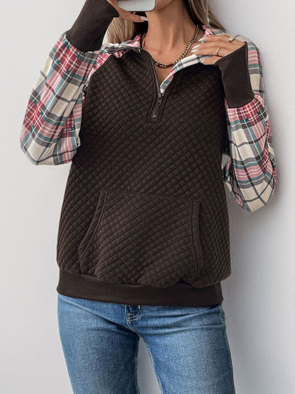 Women Colourblocked Sweatshirt