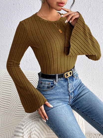 Women Ribbed Pullover