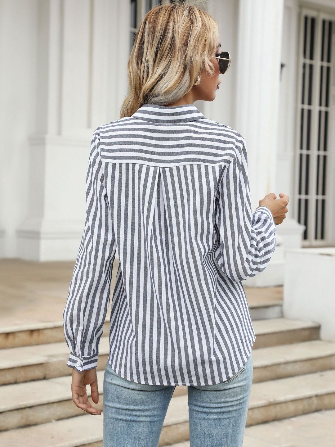 Women Striped Casual Shirt