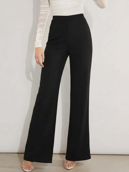 Women Straight Fit Wrinkle Free Trousers