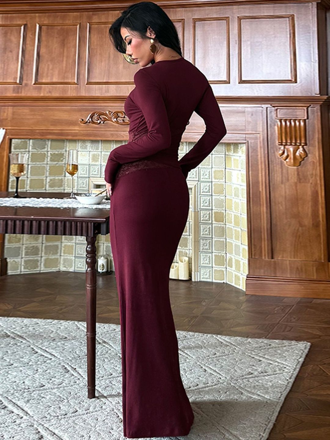 NOWI Bodycon Maxi Dress