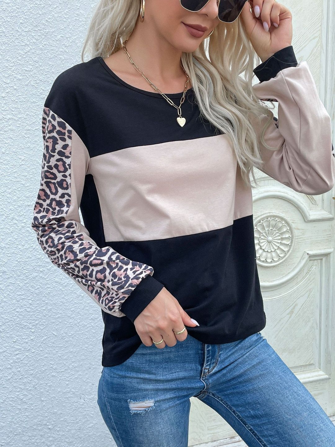 Women Colourblocked T-shirt