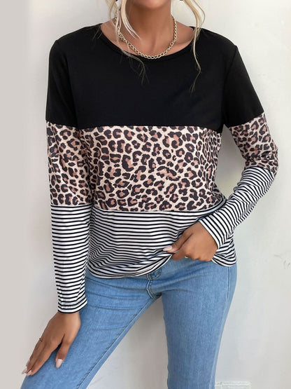 Women Colourblocked T-shirt