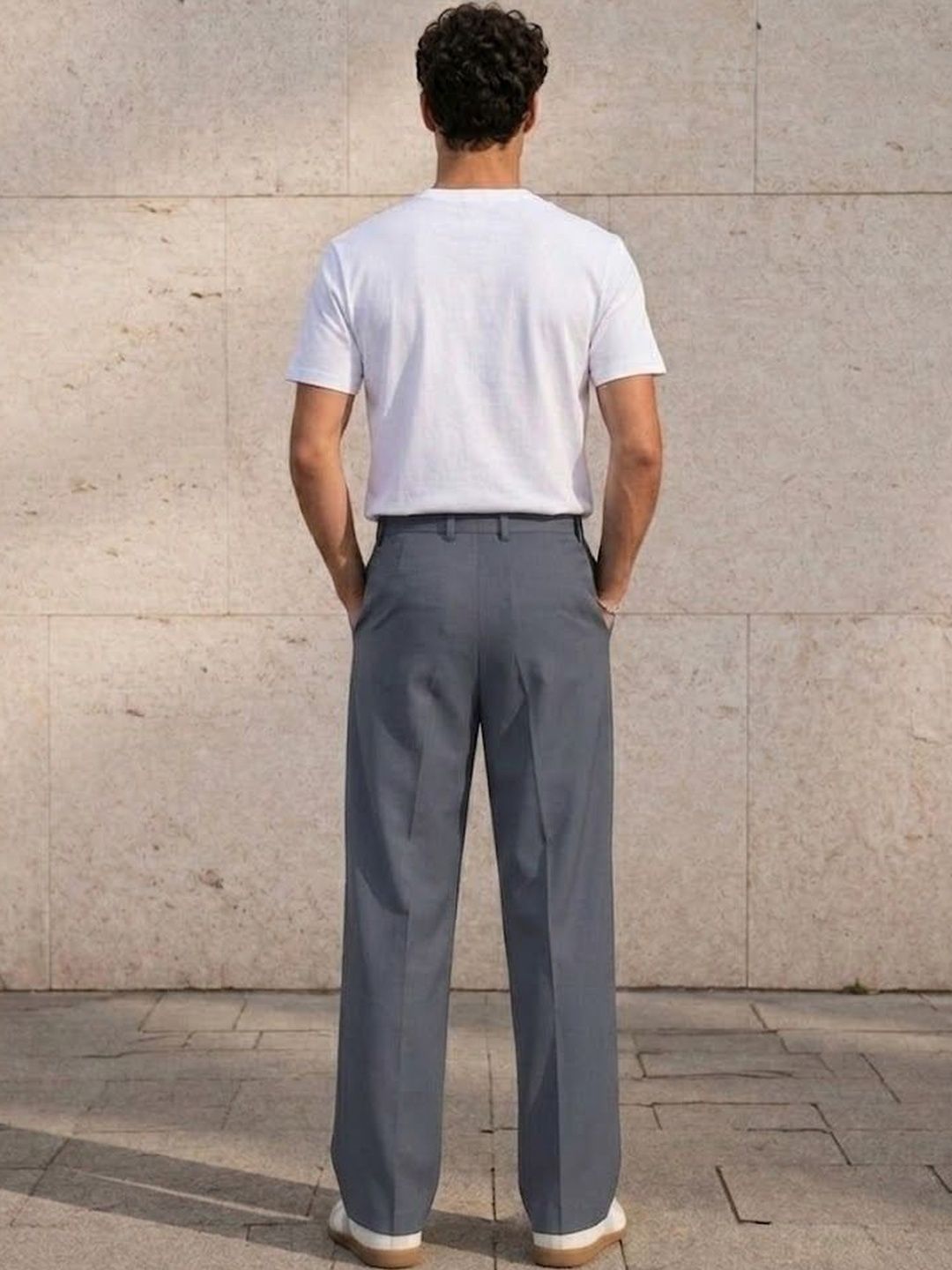Men Pleated Trousers