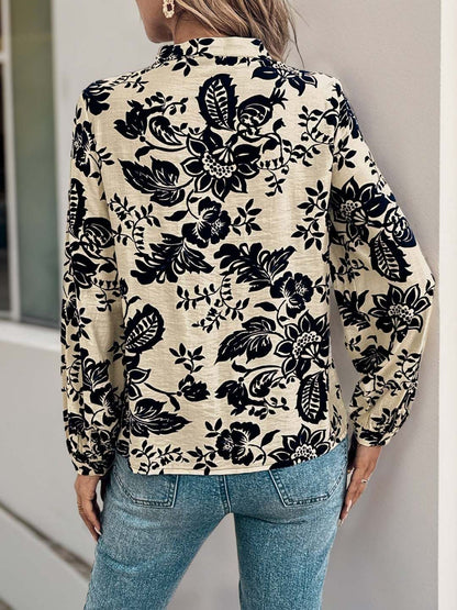 NOWI Women Floral Printed Casual Shirt