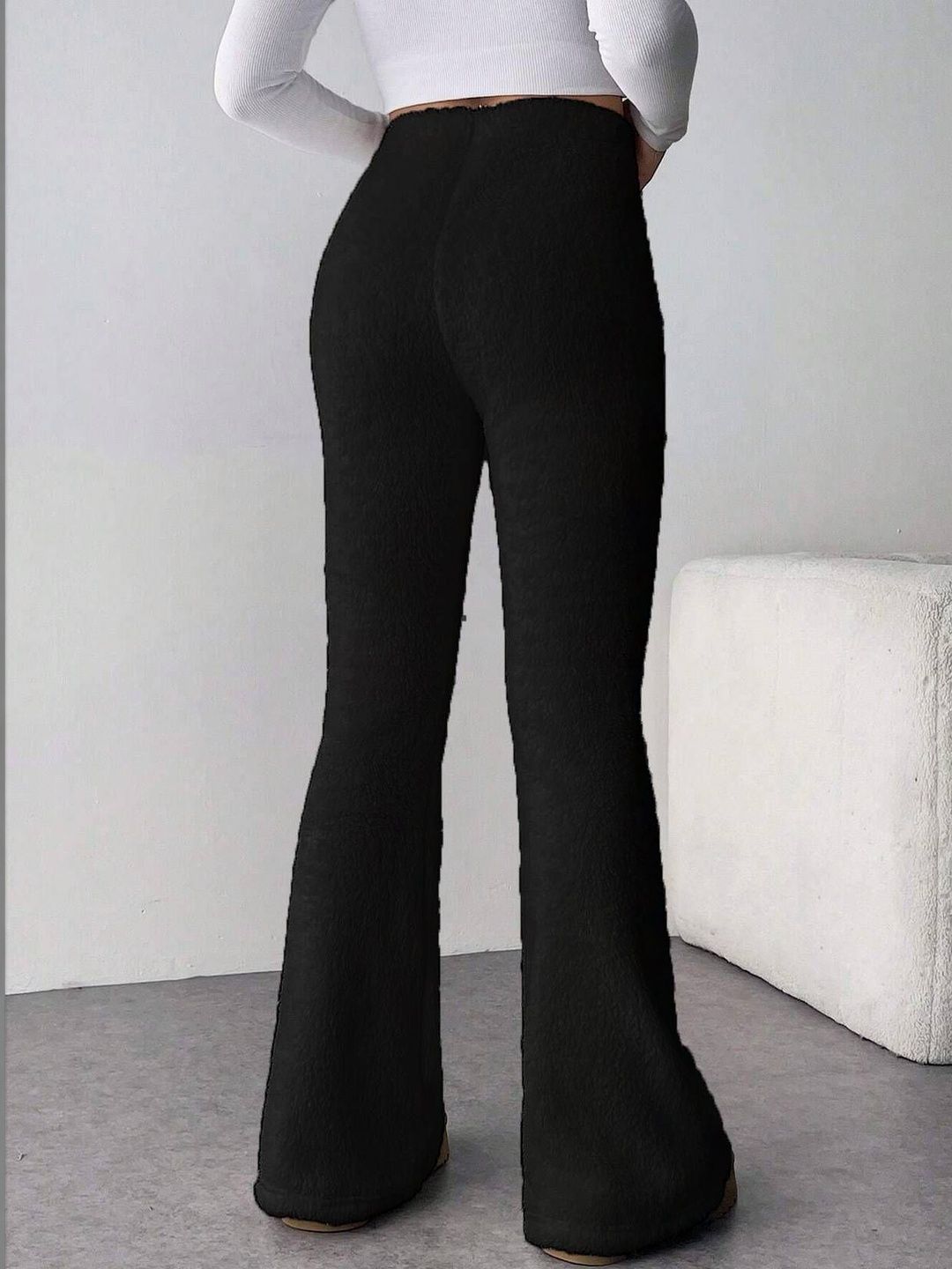 NOWI Women High-Rise Easy Wash Trousers