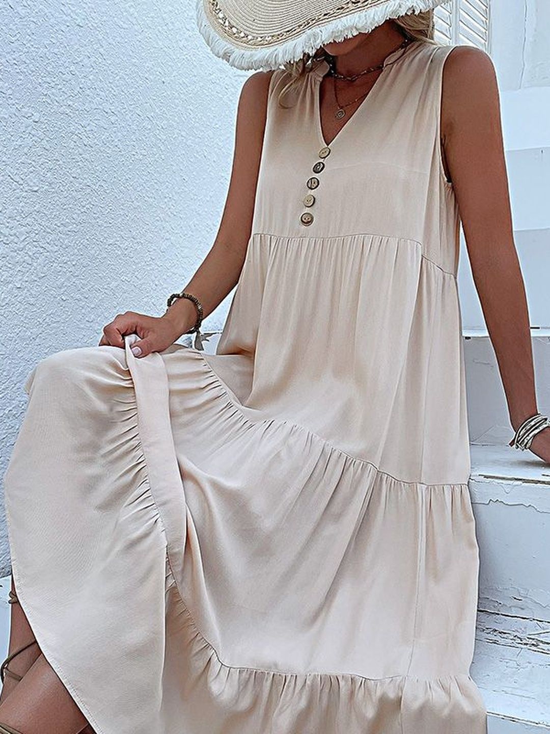 A-Line Midi Dress