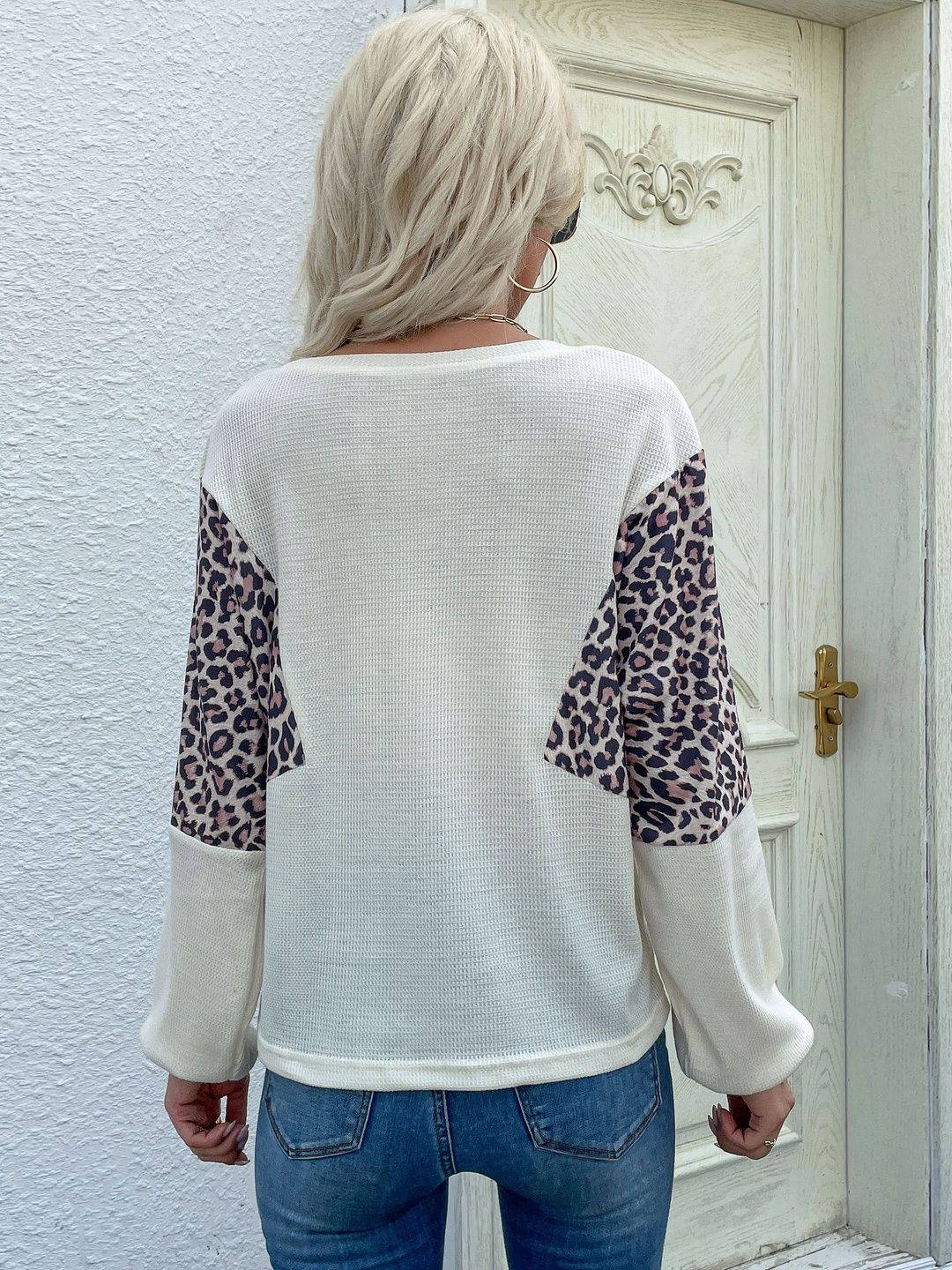 Women's Grey Nowi Women Animal Colourblocked Pullover