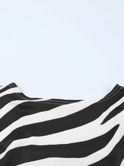 Animal Print Sheath Mini Dress
