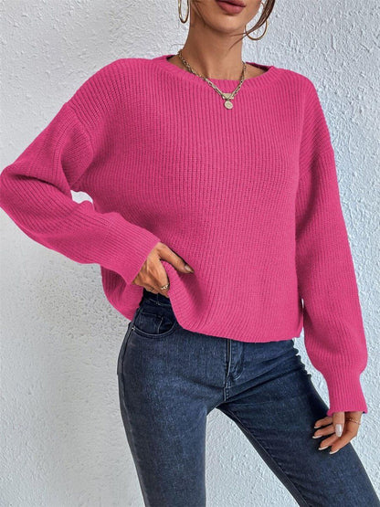 Women Ribbed Pullover