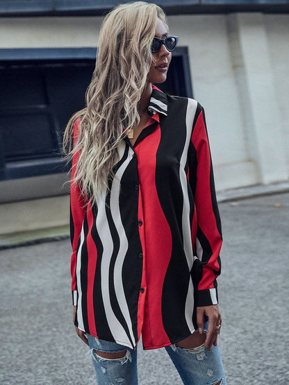 Women Striped Casual Shirt