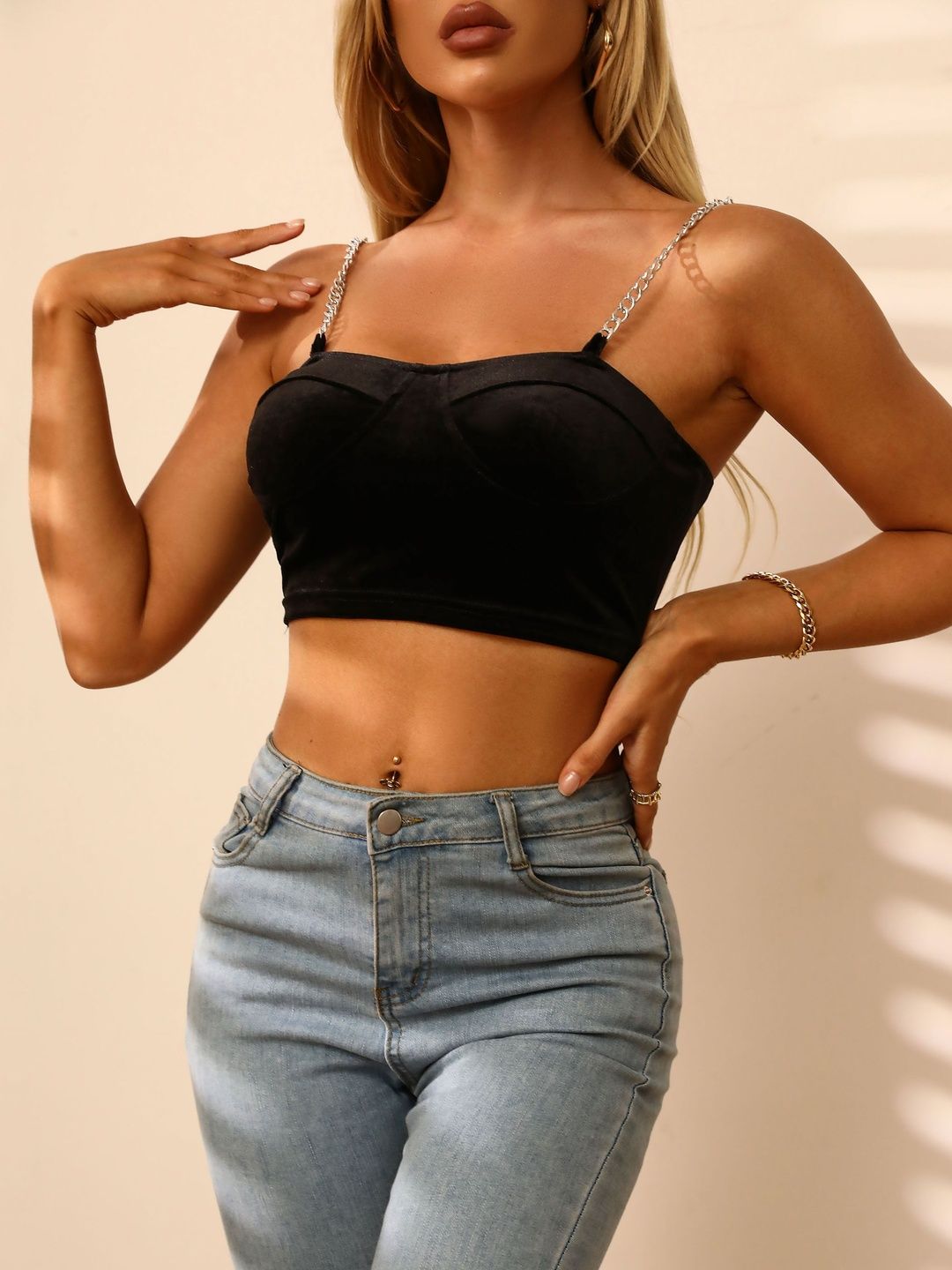 Cotton Bralette Crop Top