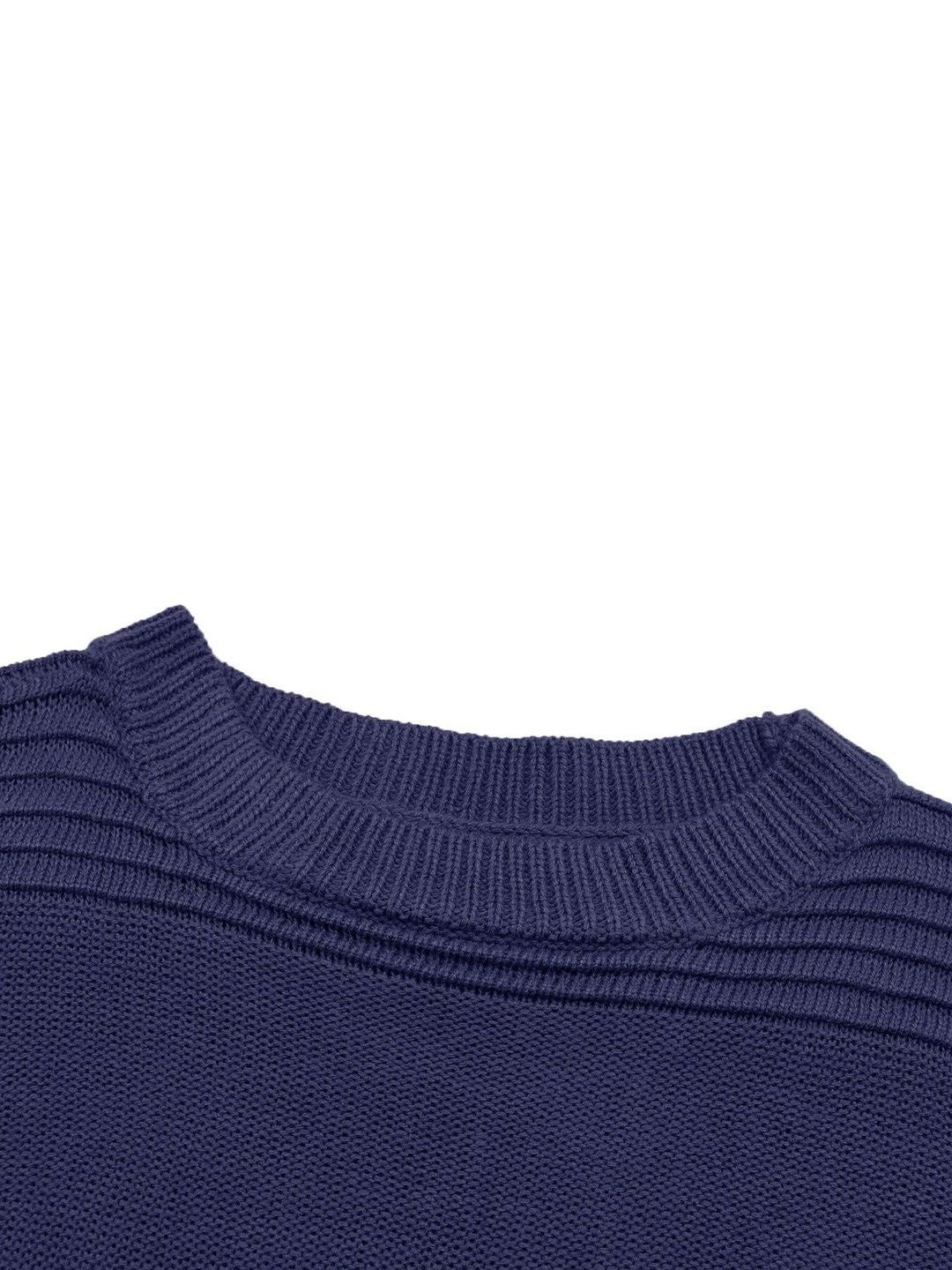 Women's Grey Nowi Women Ribbed Pullover Blend Printed
