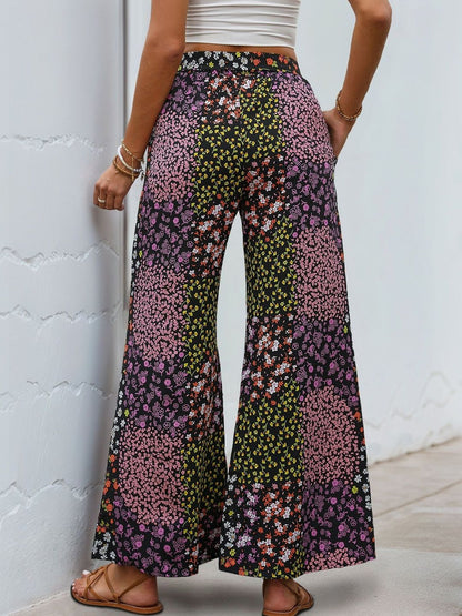 Women Floral Printed Non Iron Trousers