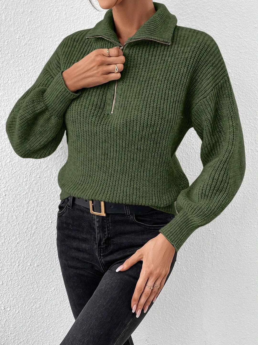 Women Ribbed Pullover