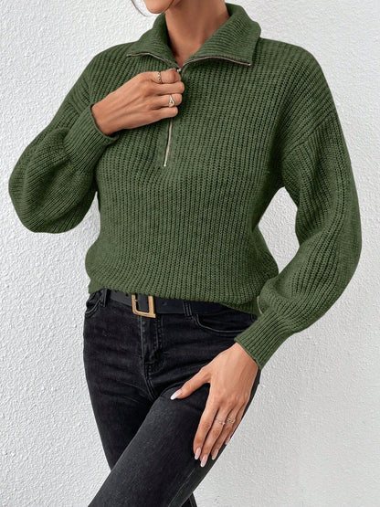 Women Ribbed Pullover