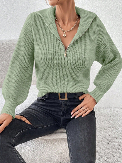 Women Ribbed Pullover