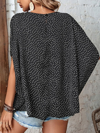 Polka Dot Print Top