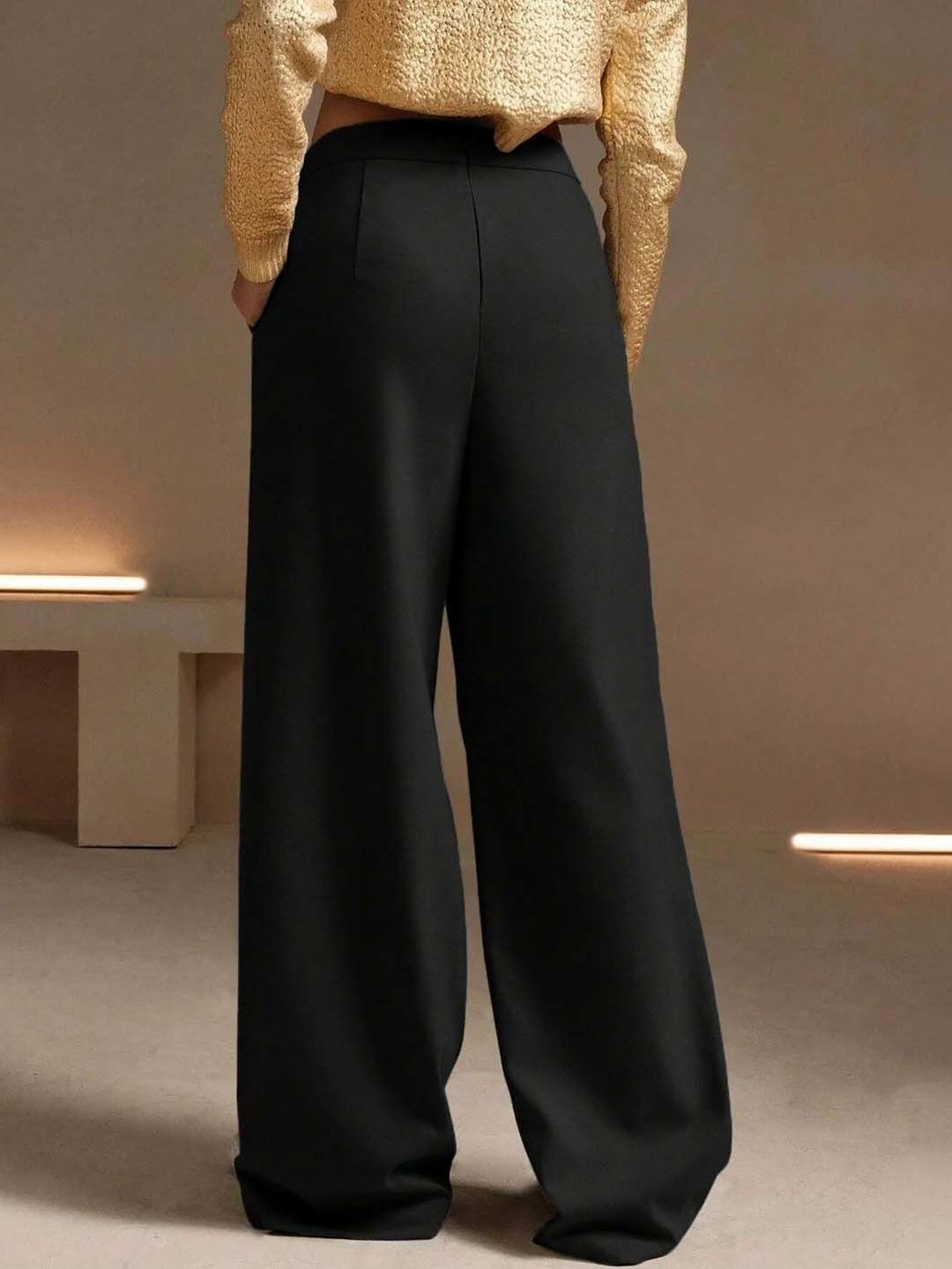 Women Wrinkle Free Trousers