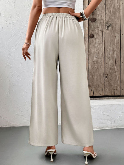 Women High-Rise Non Iron Pleated Trousers