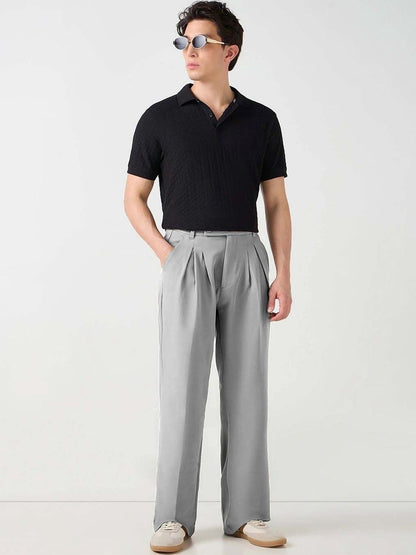 Men Pleated Trousers