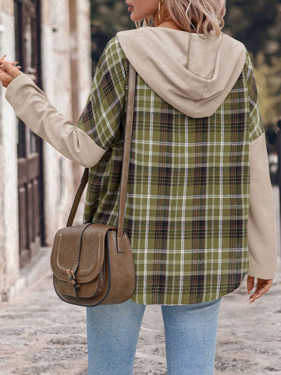 Women Tartan Checks Checked Casual Shirt