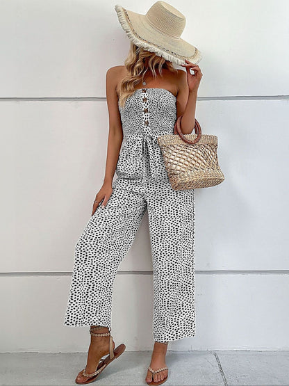 Printed Basic Jumpsuit