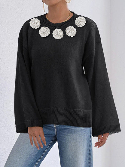 Women Pullover with Embellished Detail