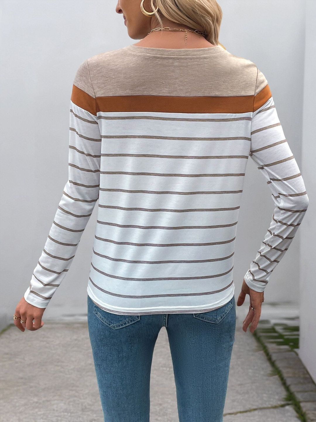 Women Striped T-shirt
